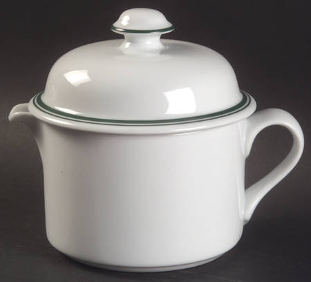 Christianshavn Green Creamer & Lid