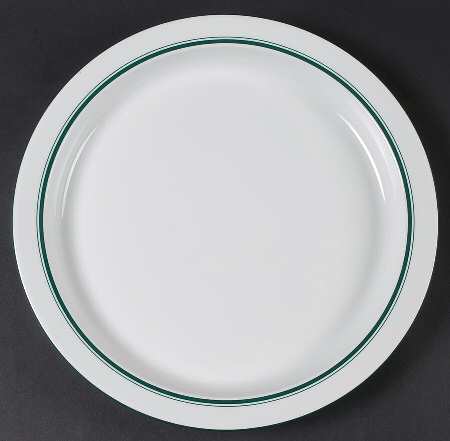 Christianshavn Green 12" Chop Plate (Round Platter) by Dansk