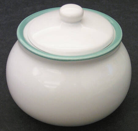 Costa Del Sol Sugar Bowl & Lid