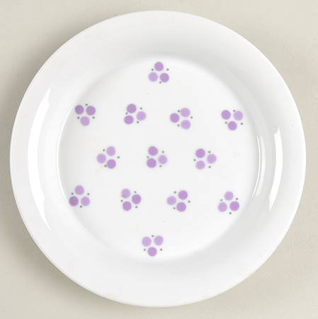 Combination Lavender Bread & Butter Plate