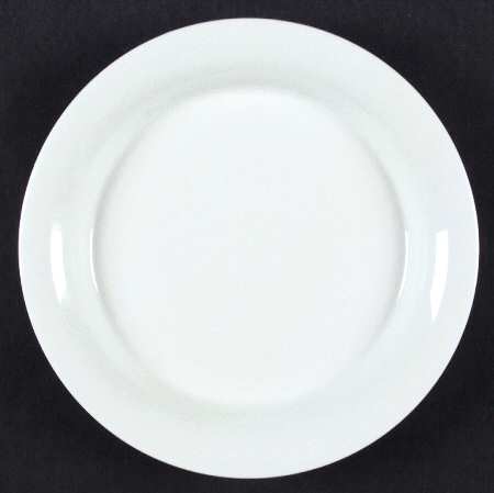 Combination White Salad Plate
