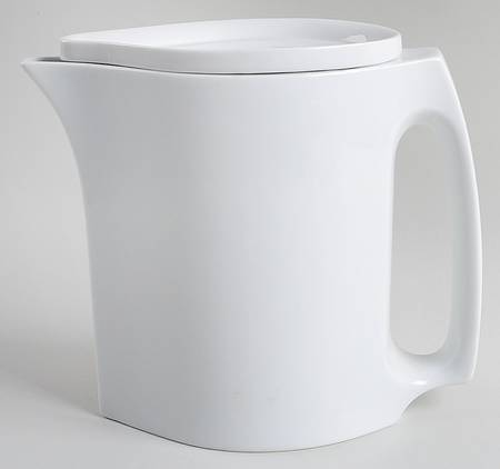 Combination White Coffee Pot & Lid