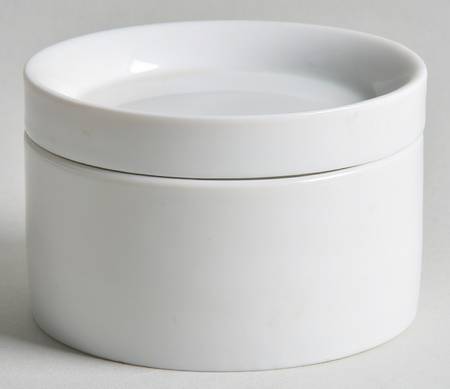 Combination White Sugar Bowl & Lid