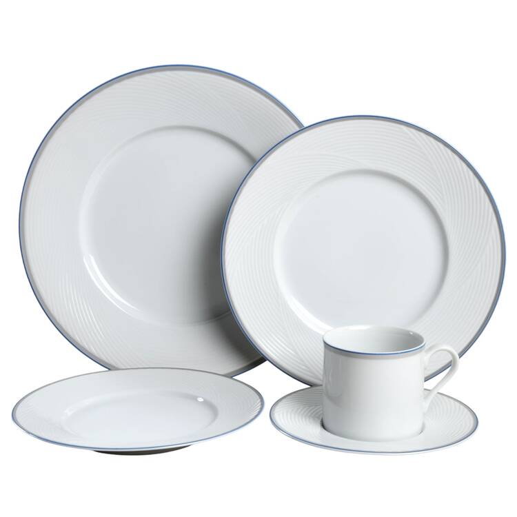 Damask Blue 40 Piece Estate Set
