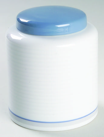 Damask Blue Sugar Bowl & Lid