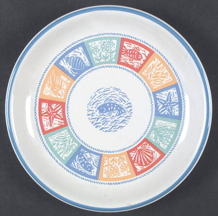 Seascape Salad Plate