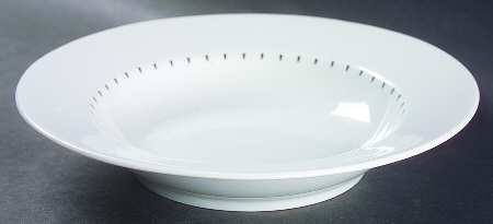 Ditto Black Rim Soup Bowl