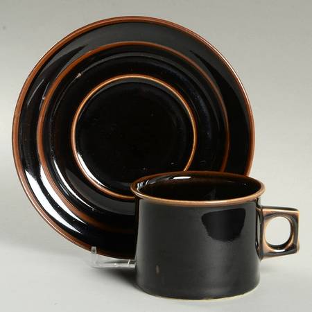 Dusk Flat Cup & Saucer Set