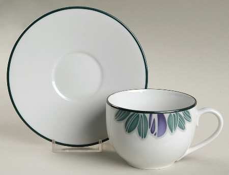 Eden Flat Cup & Saucer Set