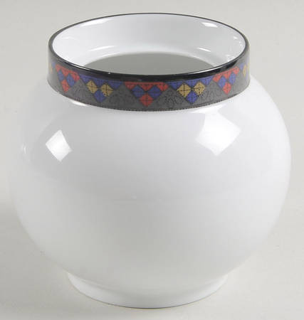Emerald Braid Sugar Bowl No Lid
