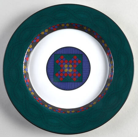 Emerald Braid Accent Salad Plate