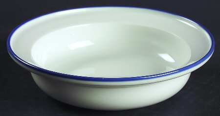 Epoch Blue Rim Cereal Bowl