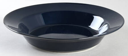 Flora Blue Rim Soup Bowl