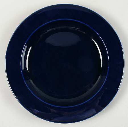 Flora Blue Deep Round Platter