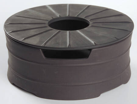 Flamestone Fluted Brown (Older) 2 Piece Warmer Stand