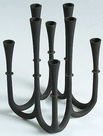 Design with Light Metal Eight Light Candlestick