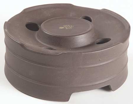 Flamestone Fluted Brown (Older) Bottom for 2 Pc Warmer Stand