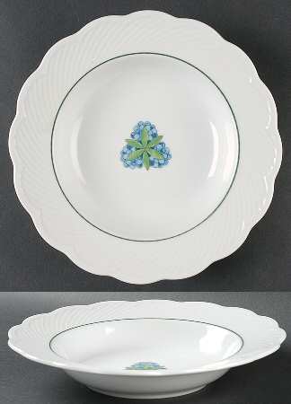 Floret Large Rim Soup Bowl