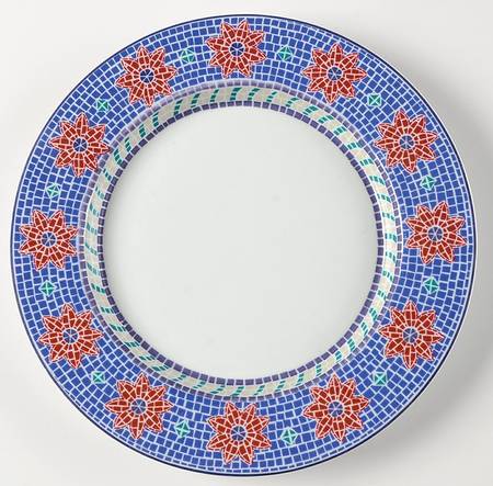 Flowers Salad Plate