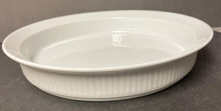 Fluted White Cafe 10" Quiche