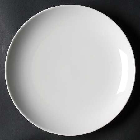 Franck White Salad Plate