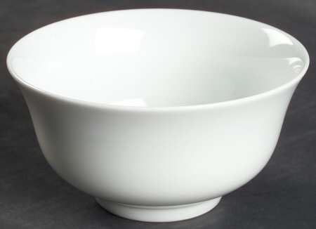 Franck White Coupe Fruit Cereal Bowl