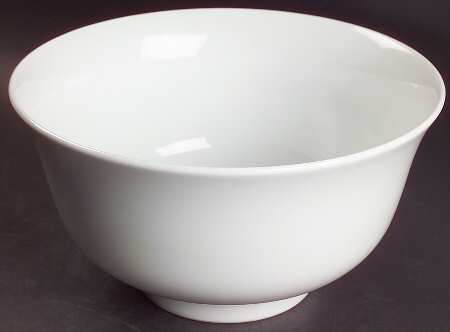 Franck White 8" Round Vegetable Bowl