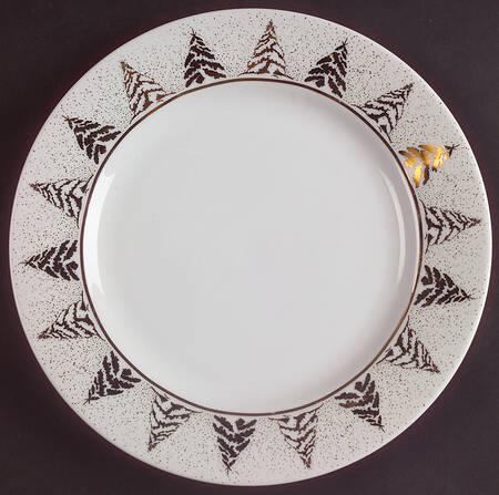 Golden Pine Salad Plate