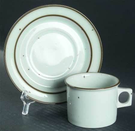 Green Mist Flat Cup & Saucer Set