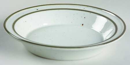 Green Mist Rim Fruit/Dessert (Sauce) Bowl