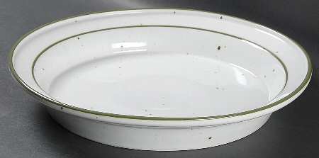 Green Mist Deep Round Platter