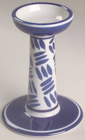 Herringbone Tall Candlestick