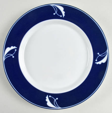 Indigo Salad Plate