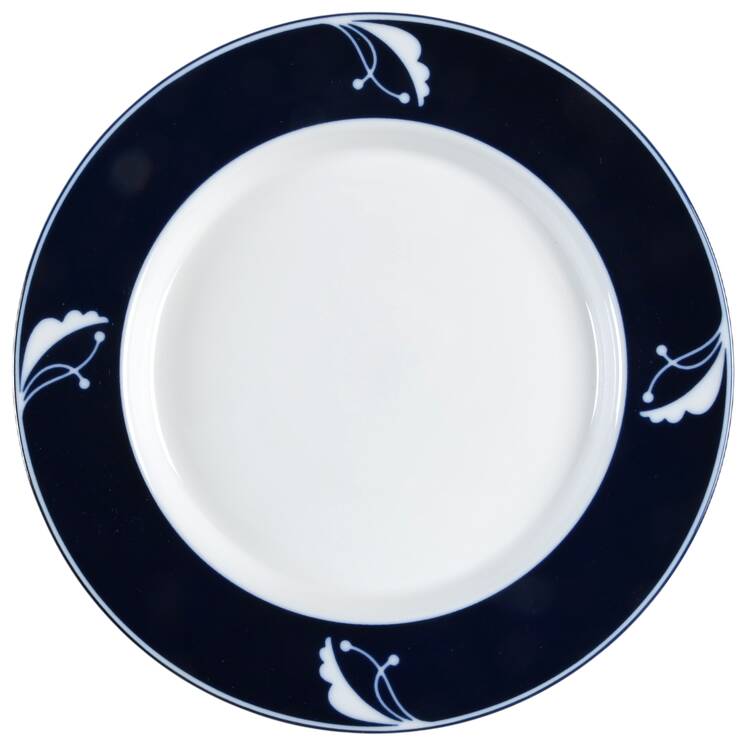 Indigo Salad Plate