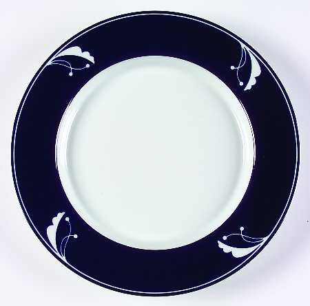 Indigo Salad Plate