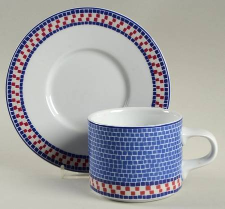Ivy Flat Cup & Saucer Set