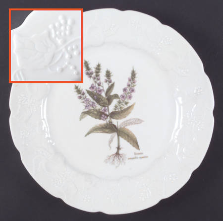 Ivy Accent Luncheon Plate