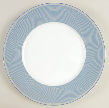 Jacquard Blue Dinner Plate