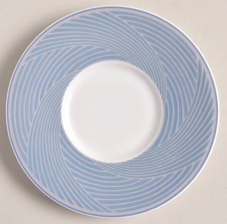 Jacquard Blue Saucer for Demitasse Cup