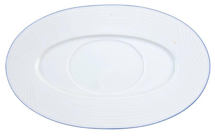 Jacquard Blue Underplate for Gravy Boat