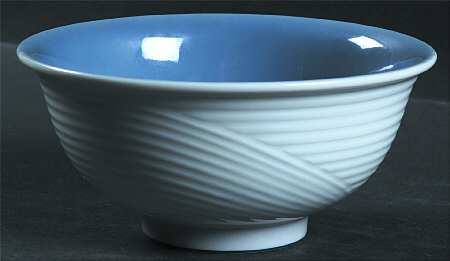 Jacquard Blue Fruit/Cereal Bowl