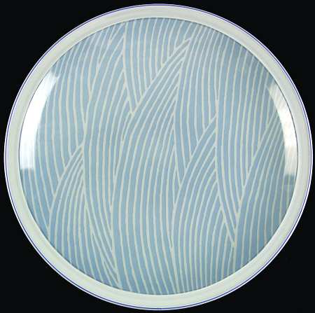 Jacquard Blue 12" Chop Plate (Round Platter)