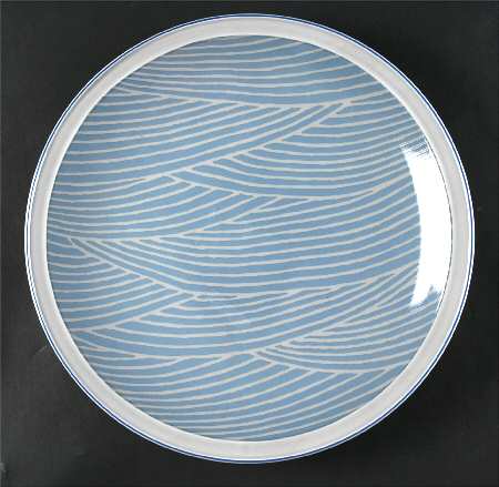 Jacquard Blue Plate Wall