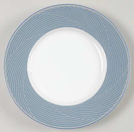 Jacquard Blue Bread & Butter Plate