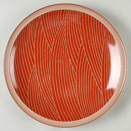 Jacquard-Red Plate Wall