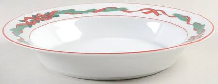 Jul Tidings Rim Soup Bowl