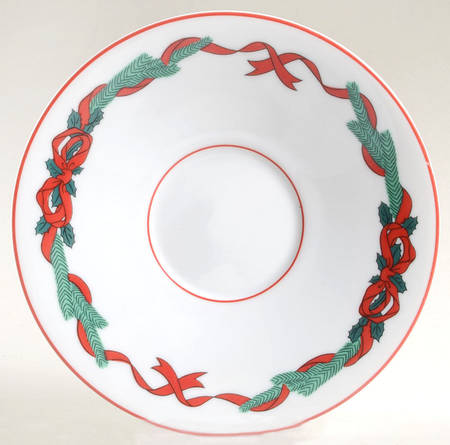 Jul Tidings Saucer for Flat Cup
