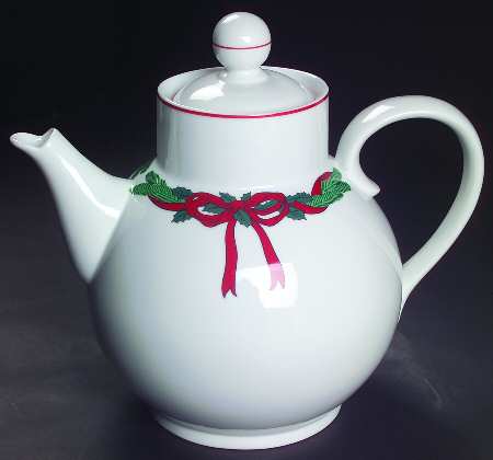 Jul Tidings Tea/Coffee Pot & Lid