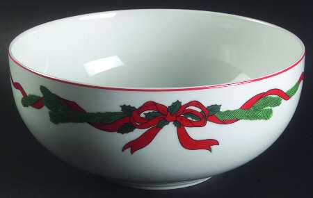 Jul Tidings 8" Round Vegetable Bowl