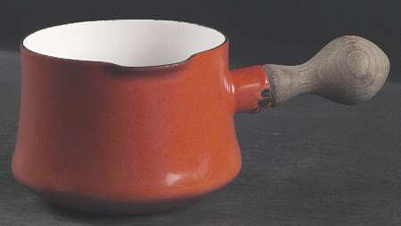 Kobenstyle Red (Older) Open Metal Saucepan